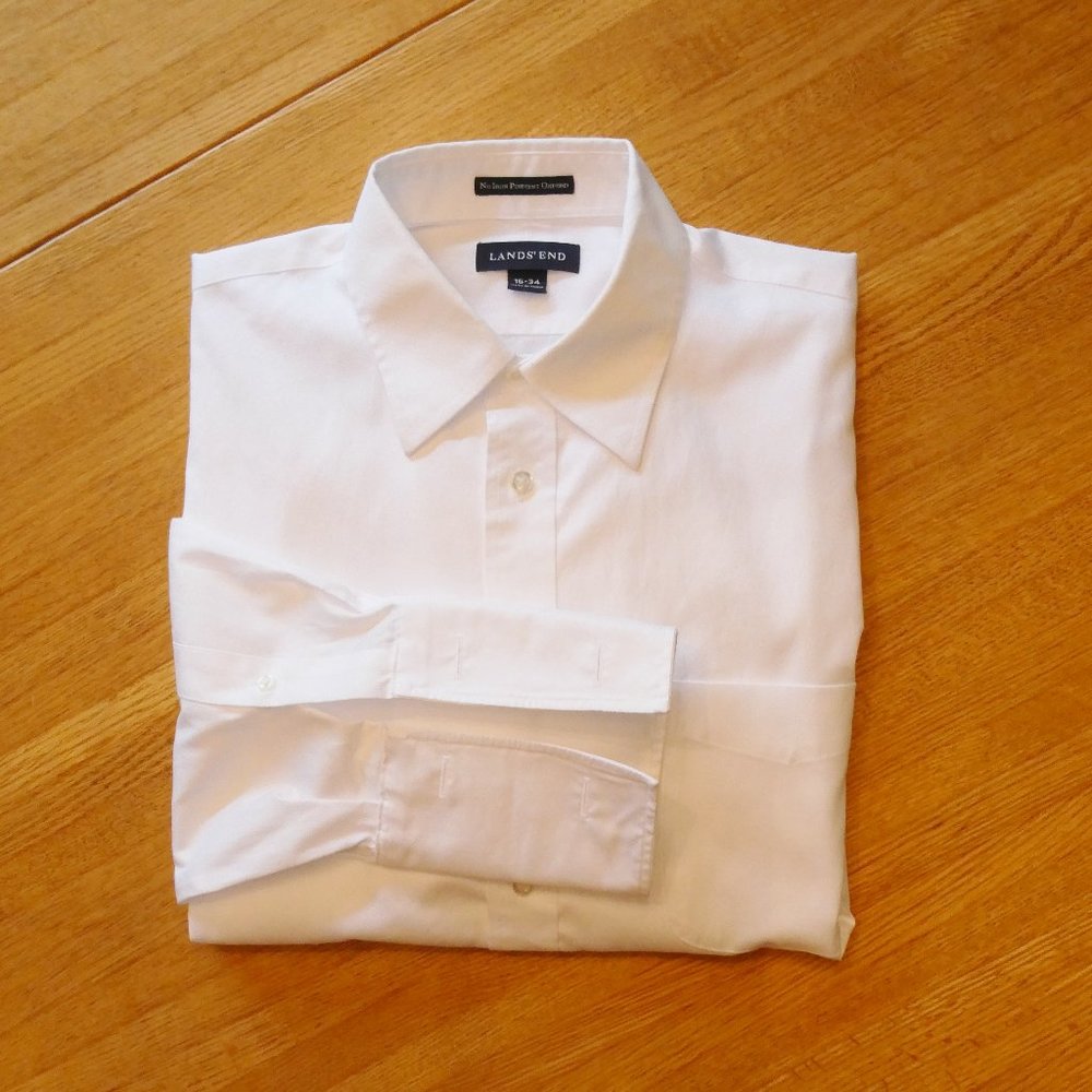 Men's Dress Shirt French Cuffs As New 16 x 34
